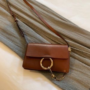 Chloé Faye Brown crossbody bag RARE